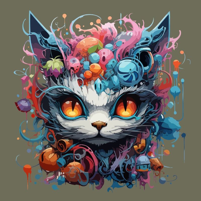 Farbenkatze