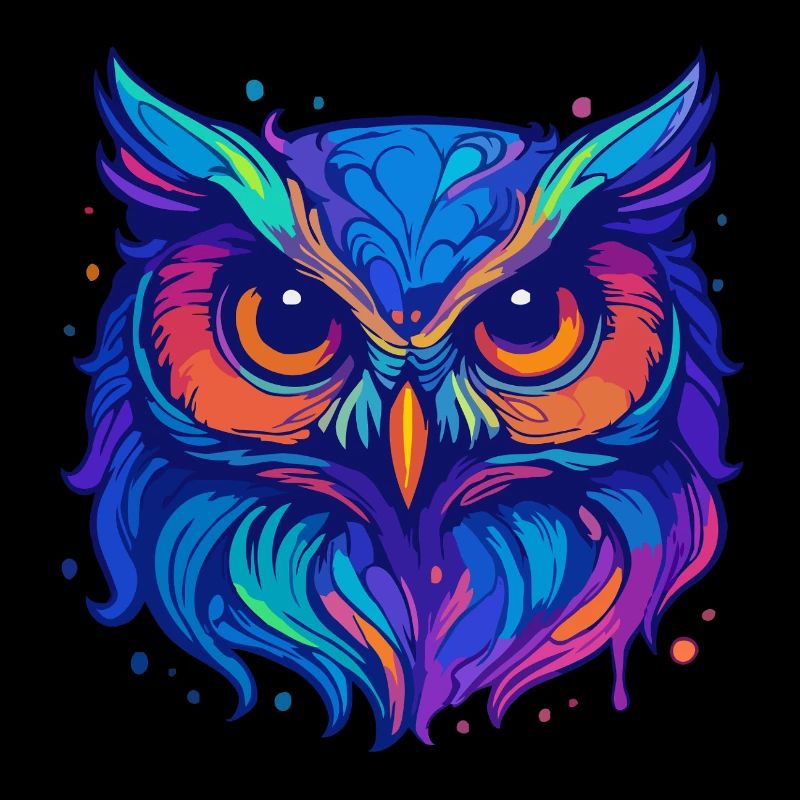 Hibou néon