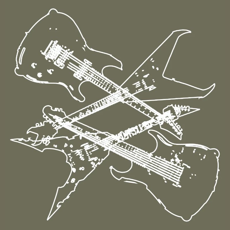 Conception de composition de guitares électriques