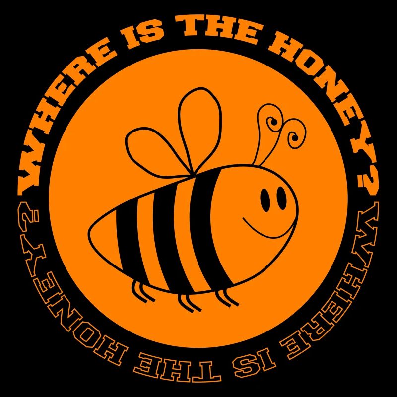 Abeille Où est le miel