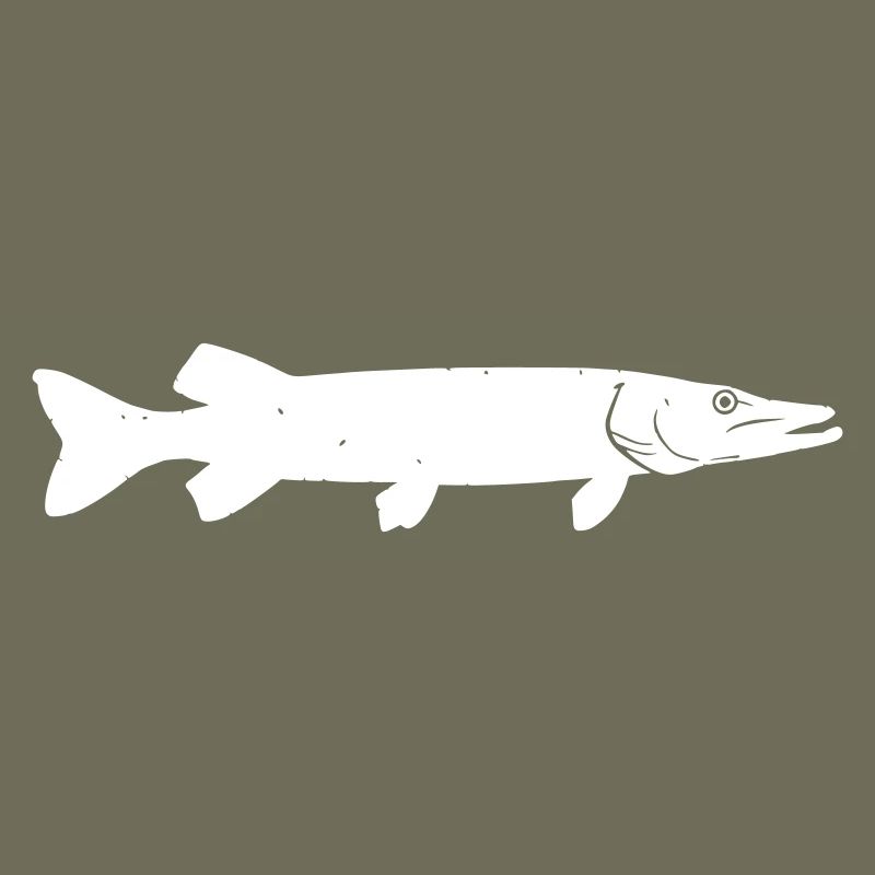 Pike Attack: Powerful predator fish design