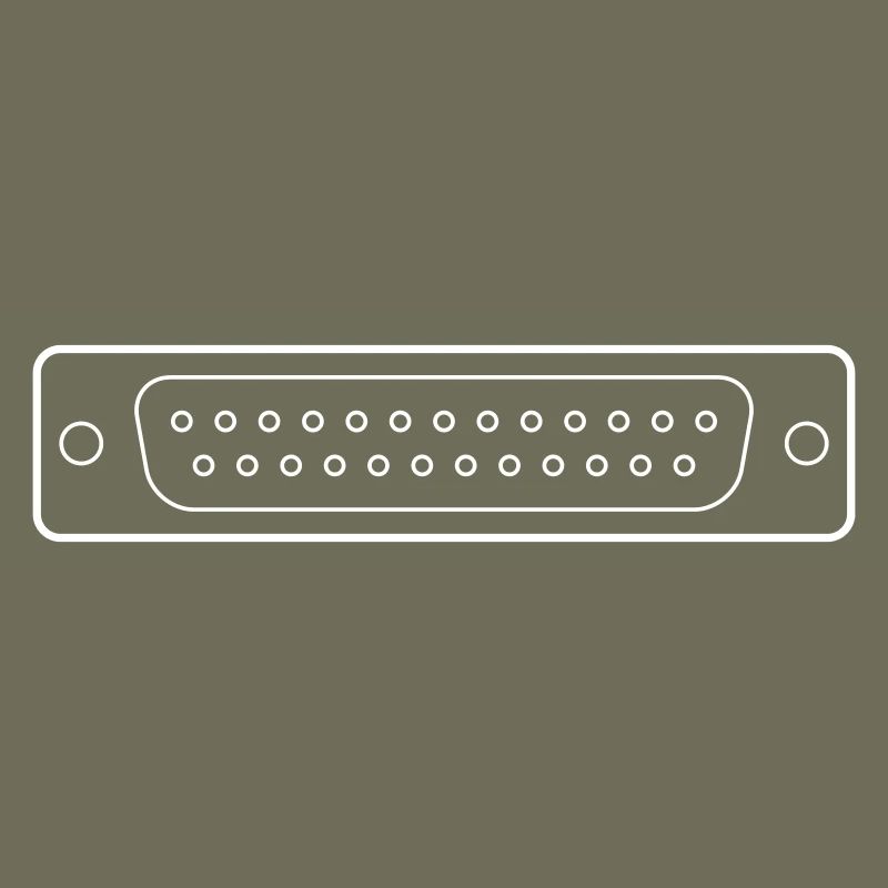 DB 25 Connector Parallel, Drucker