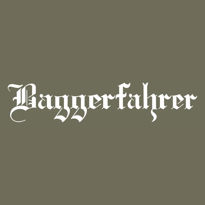Der Baggerfahrer