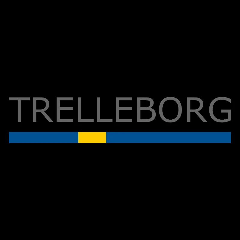 Drapeau de la Suède - Trelleborg - Sverige - Schweden