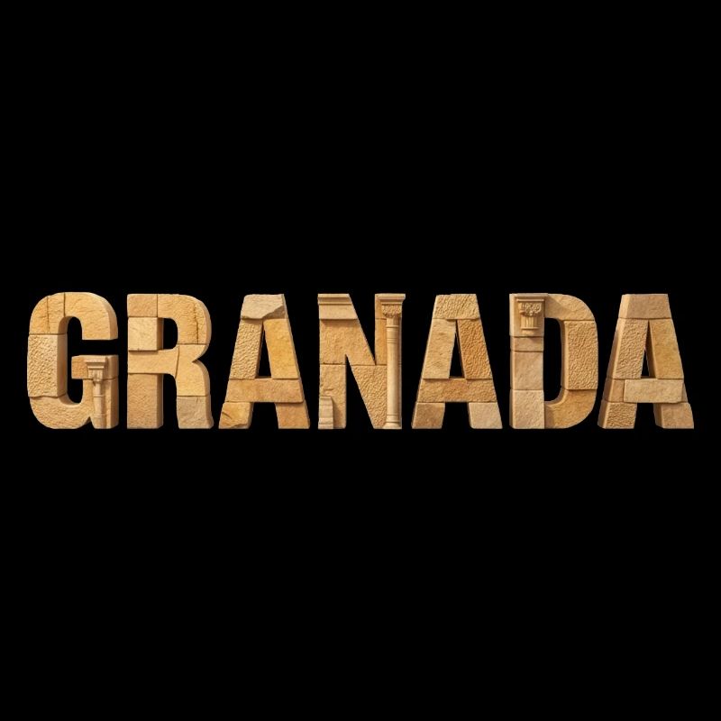 Typographie de l’architecture de Grenade