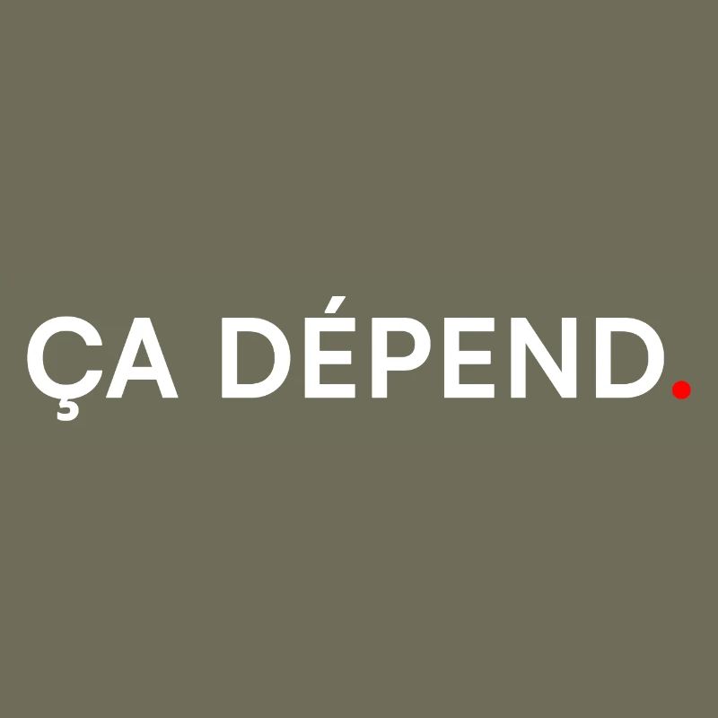 IT DEPENDS. Minimal Humor Expression