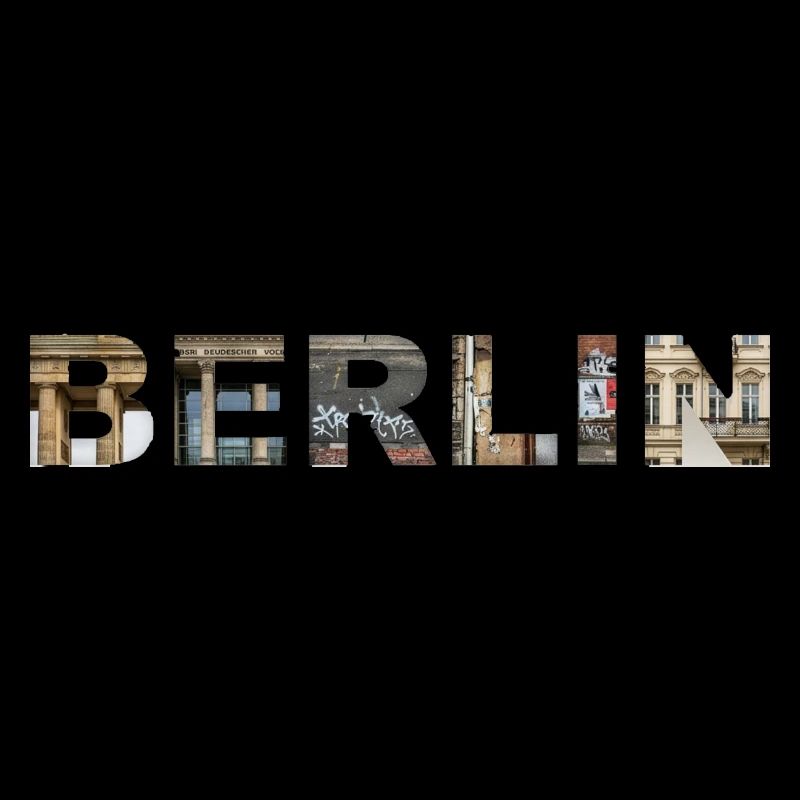 BERLIN – Lettrage architectural urbain