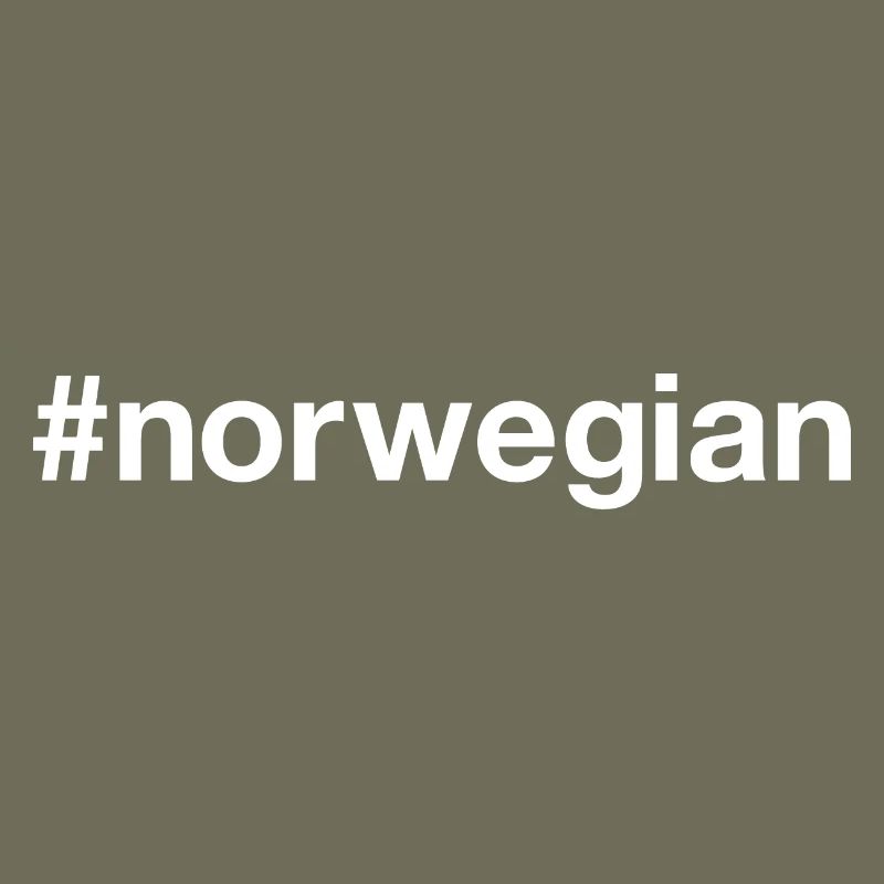 NORWEGIAN Norwegen Hashtag