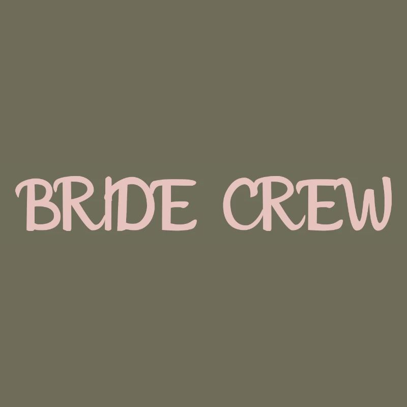 Bride Crew Wedding Party Crew (Équipage de mariage de mariée)