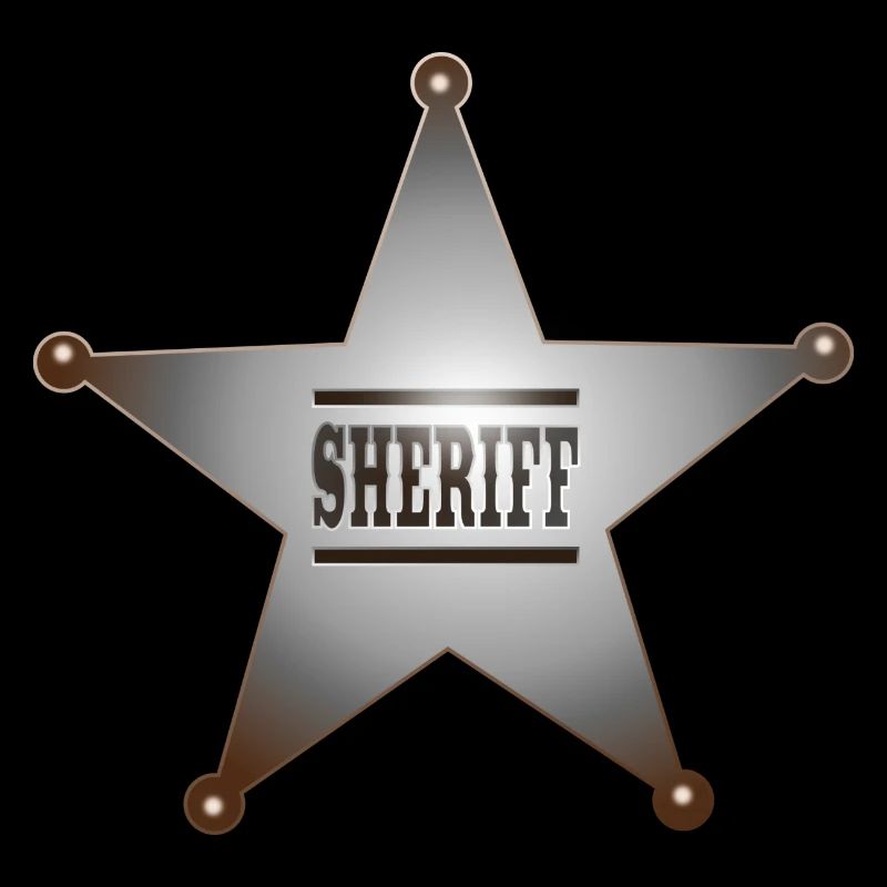 shérif ranger cowboy cheval propriétaire d'un ranch Wester