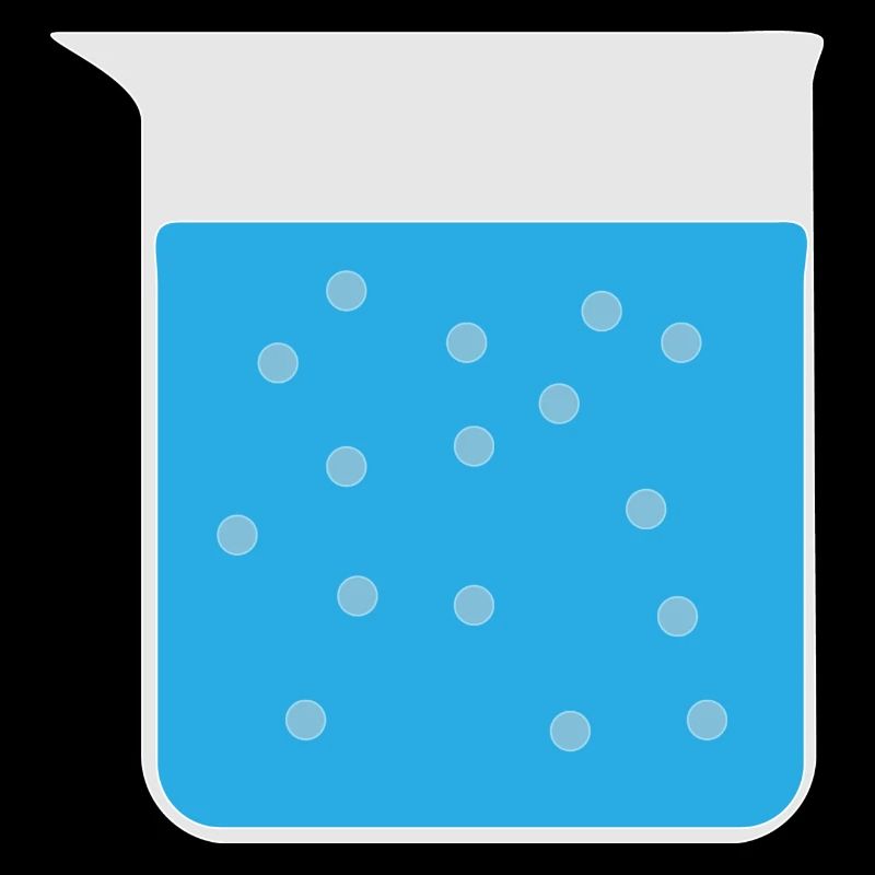 Chemie Becherglas mit kochendem Wasser - Geschenk