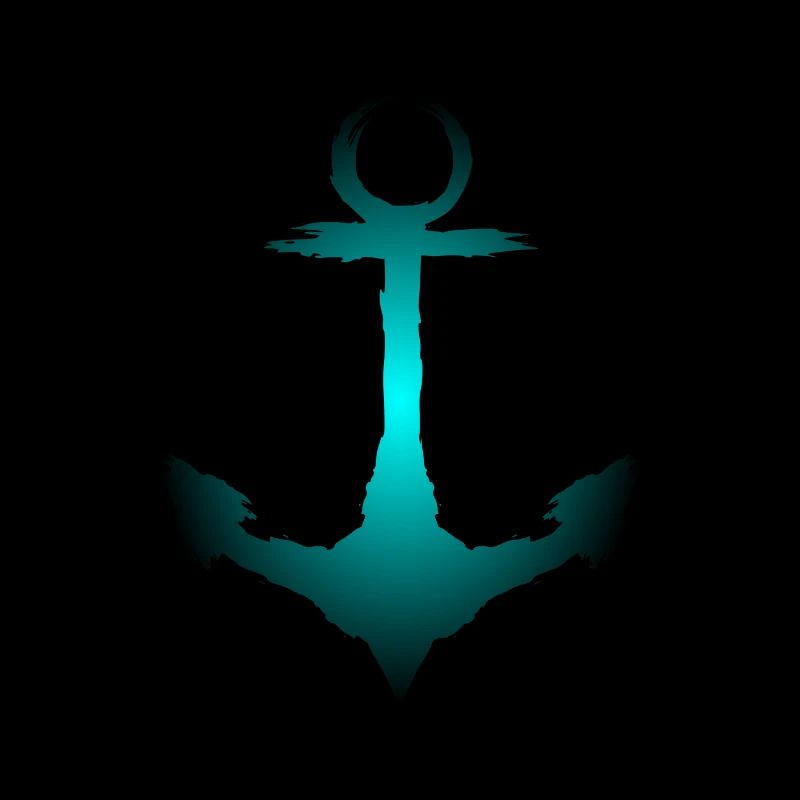Symbole d'ancre - capitaine - cadeau