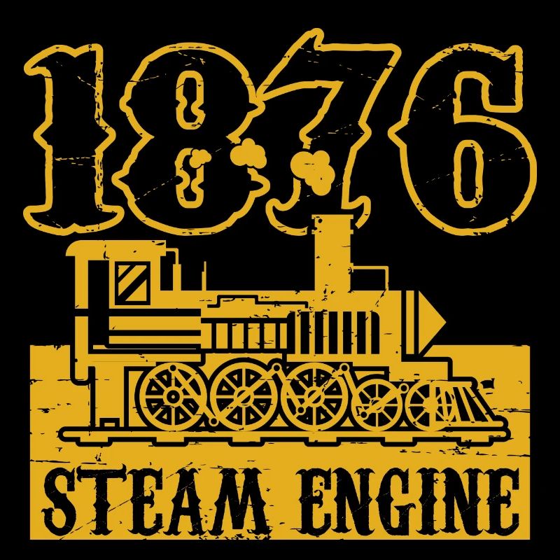 Steam locomotive 1876