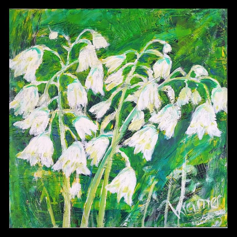 Maiglöckchen im impressionistischen Stil