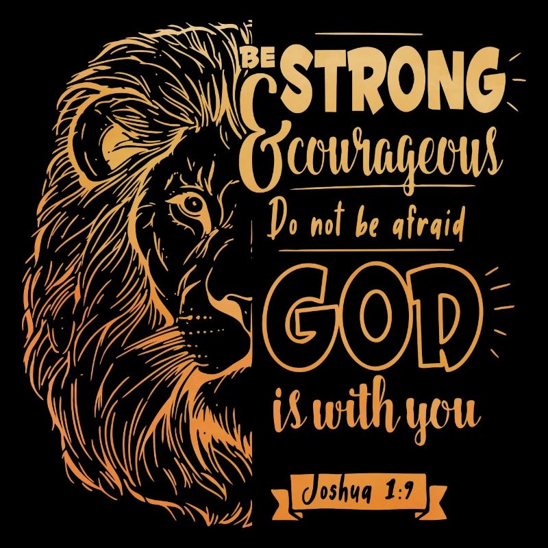 Joshua 1 9 - Be strong and courageous