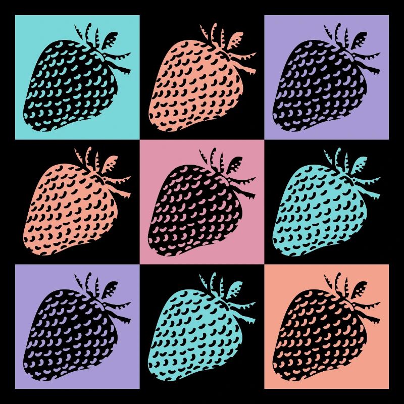 Erdbeeren Bunte Sommerfarben