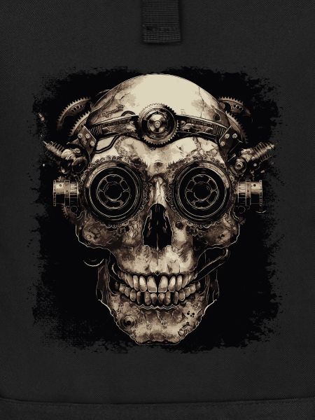 Steampunk Zombie Skull