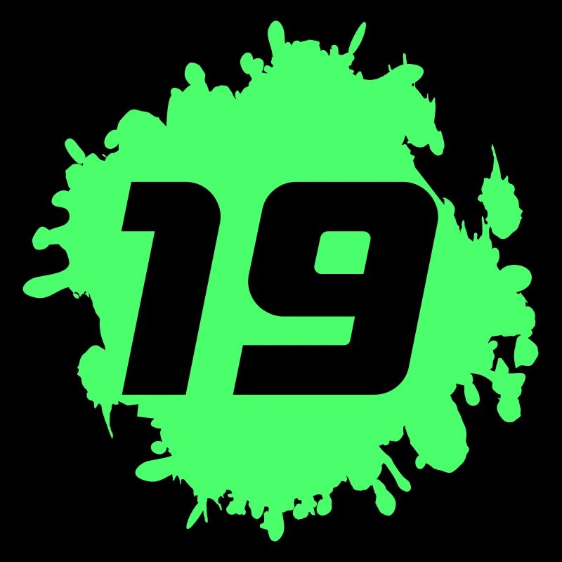 Neon 19 Splashes Logo Shirt