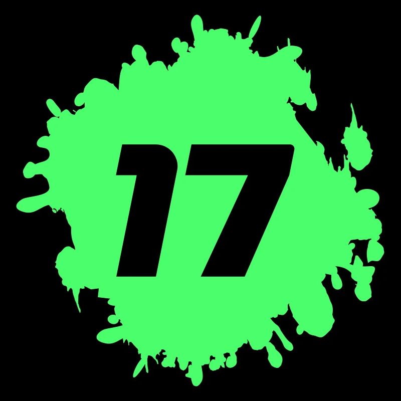 Éclaboussures de vert néon 17