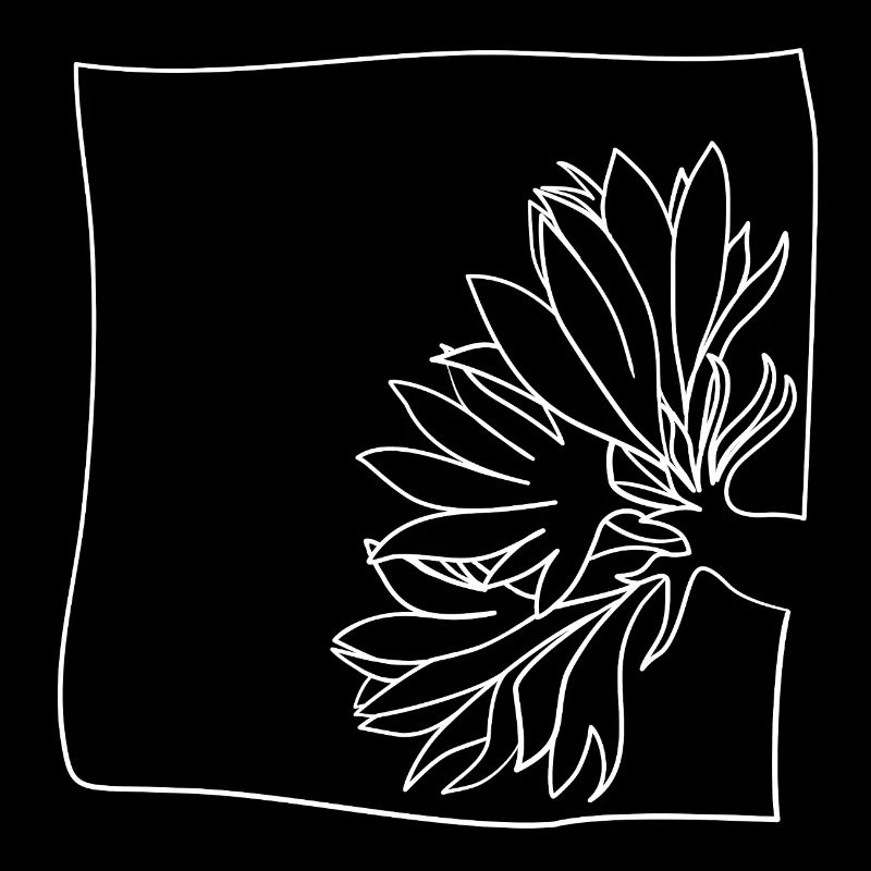 Kornblume minimalistisch
