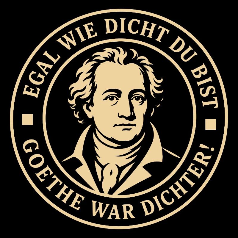 Goethe War Dichter Lustiger Dichter Spruch