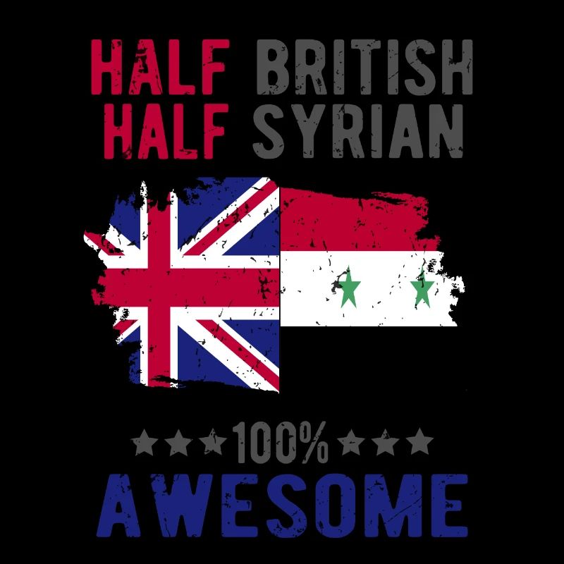 Moitié britannique moitié syrien