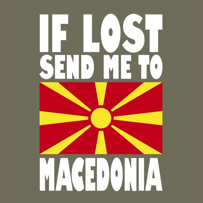 Slogan du drapeau de la Macédoine