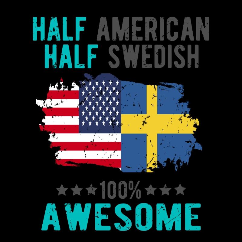 Halb Amerikaner Halb Schwede