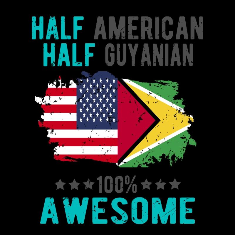 Moitié américain moitié guyanais