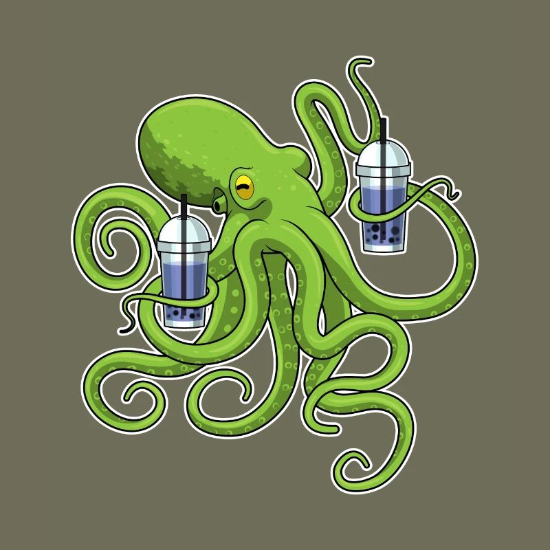 Octopus Bubble tea