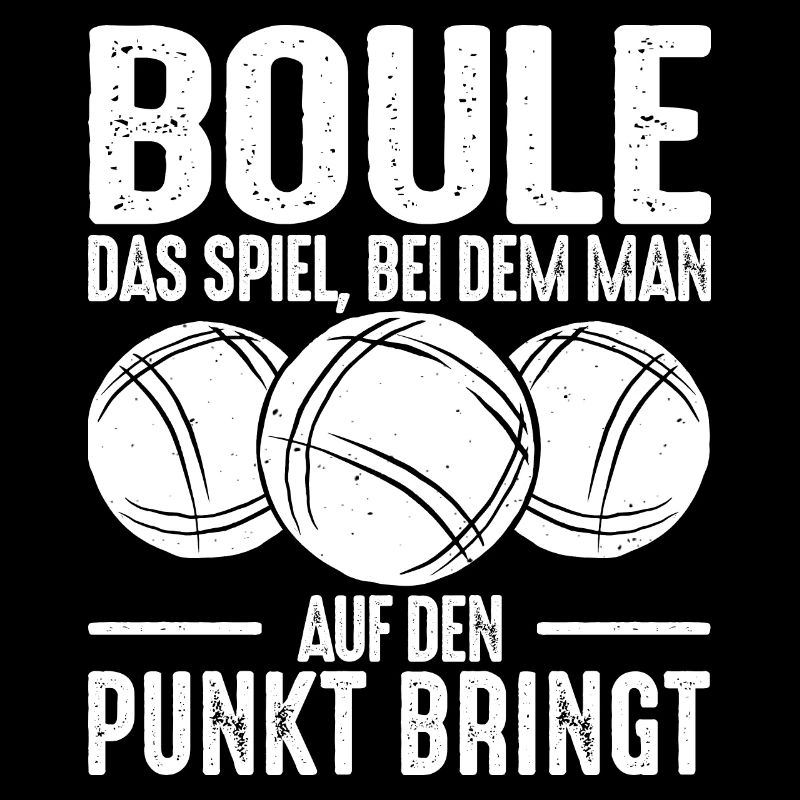 Boule Spruch Kugeln werfen Boccia Spiel Botcha