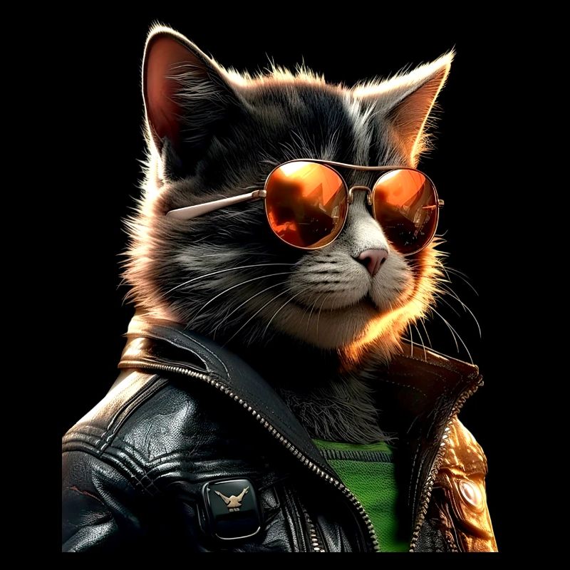 Chat avec lunettes de soleil Chat Maman Chat Maman Maman Chats