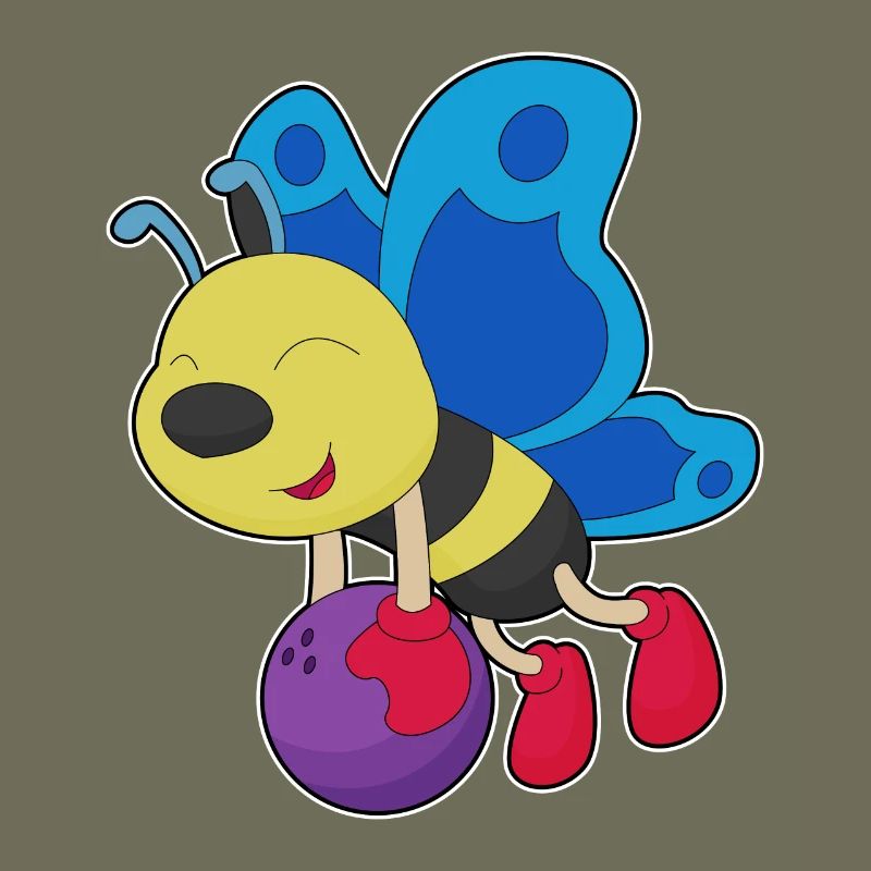 Papillon Bowling Boule de bowling