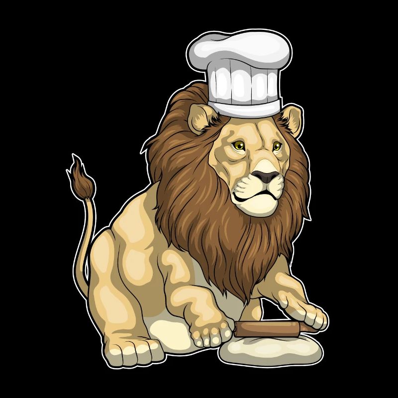 Chapeau de chef Lion Baker