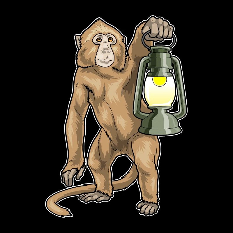 Lanterne Singe