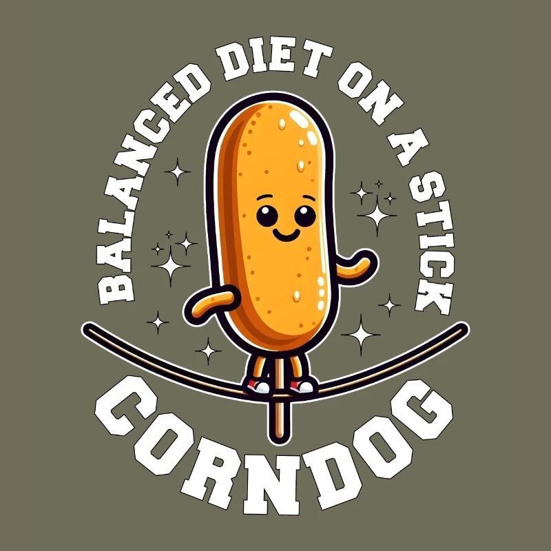 BALANCED DIET ON A STICK - CORNDOG