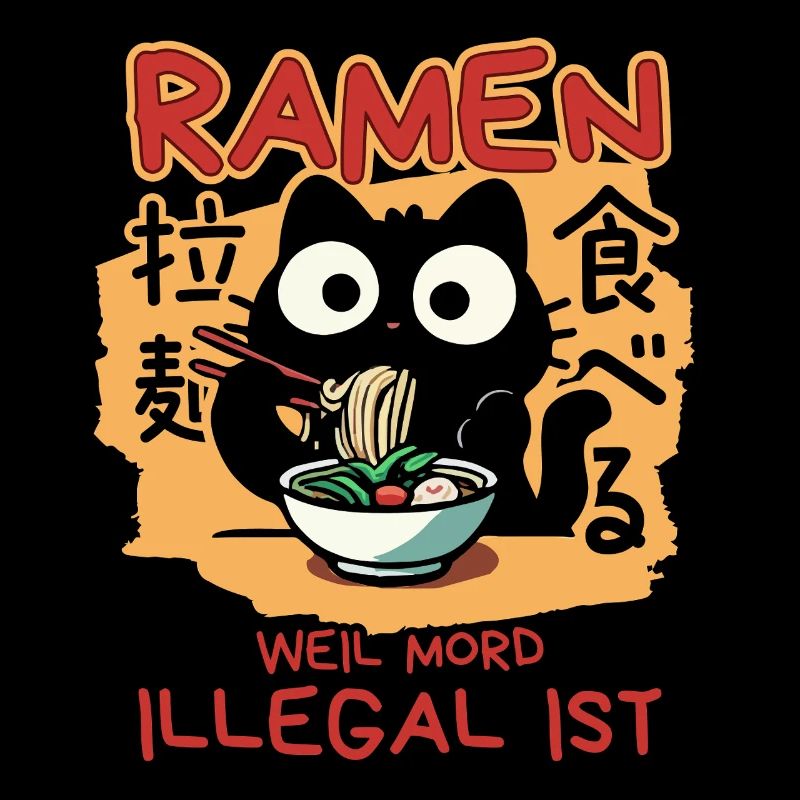 Ramen: Weil Mord illegal ist - Schwarze Katze