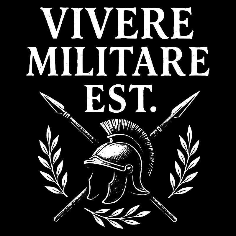 Vivere Militare Est Emblem