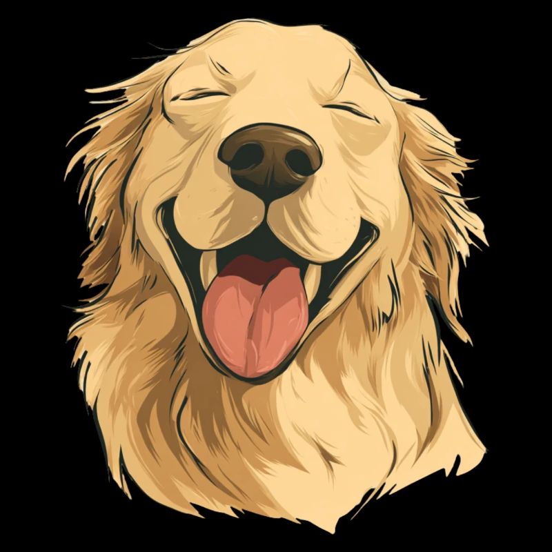 Lächelnder Golden Retriever