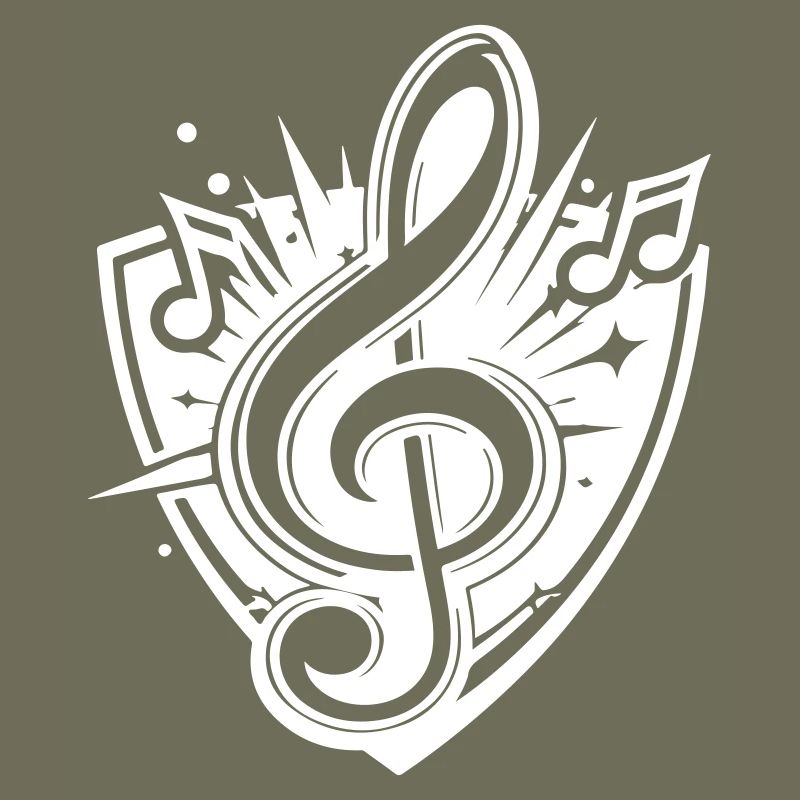 clef music logo