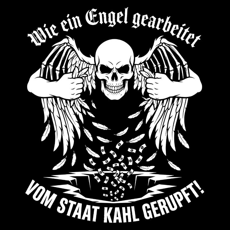 Wie Ein Engel Gearbeitet Vom Staat Kahl Gerupft