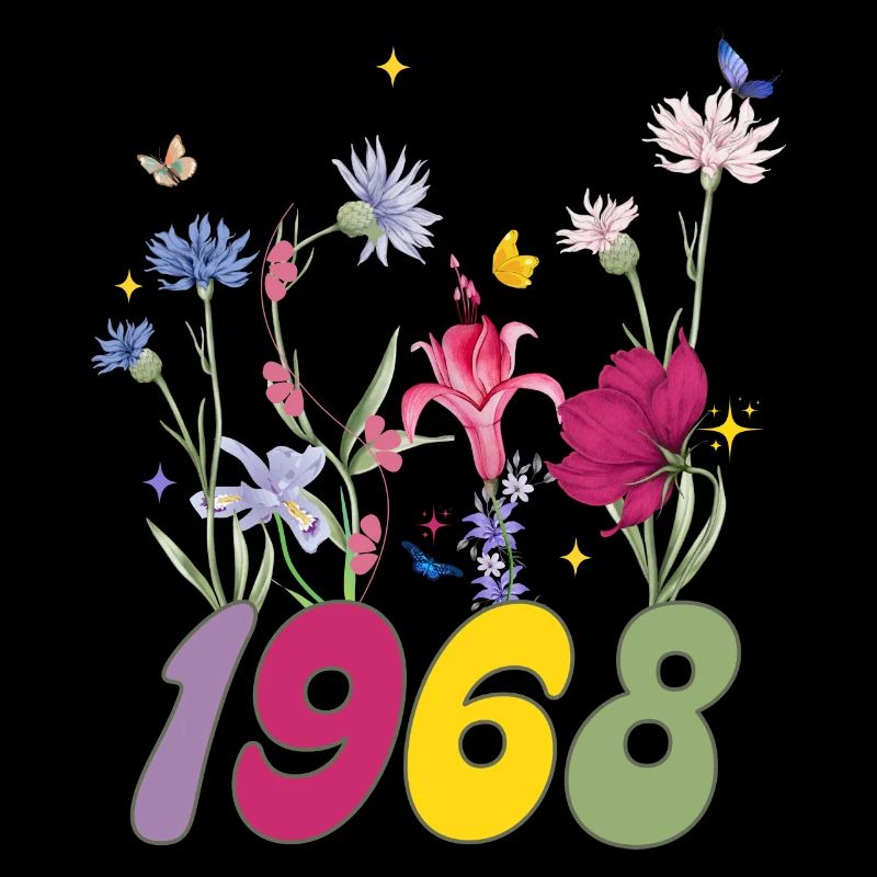 Année de naissance 1968 fleurs sauvages