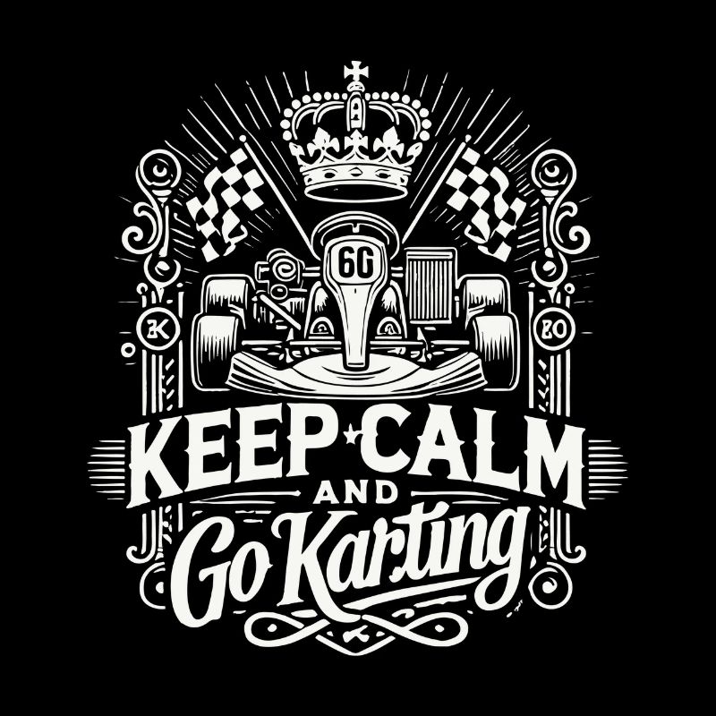 Keep Calm and Go-Kart Fahren