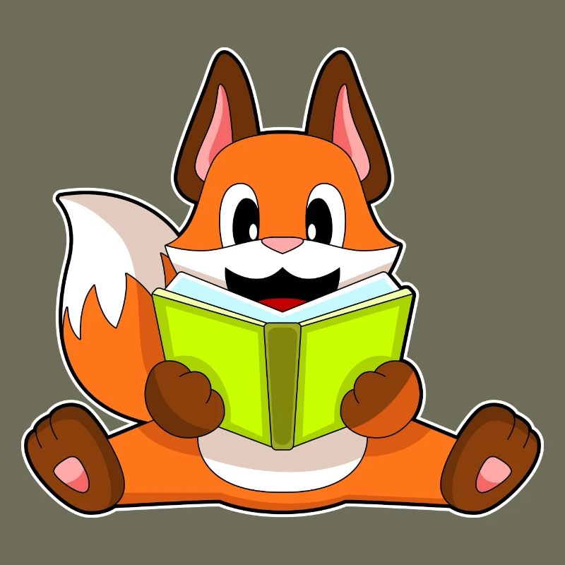 Fuchs Lesen Buch