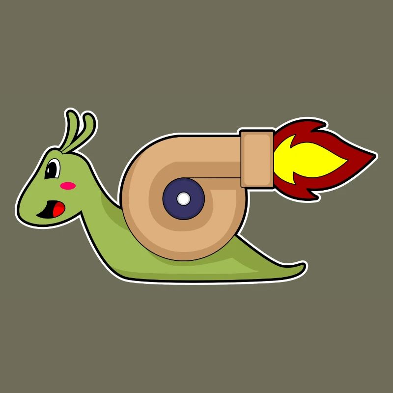Escargot Jogger Jogging Rocket