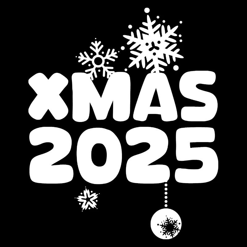 Noël 2025 avec un design de flocons de neige