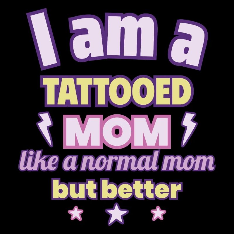 Maman tatouée, Cadeau de fête des mères, Art