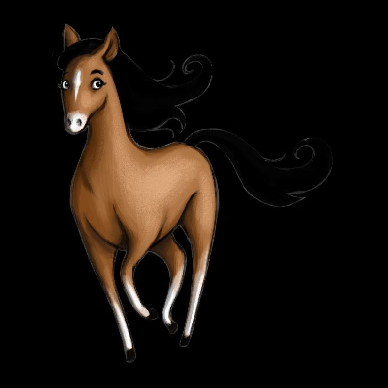 Braunes Pferd