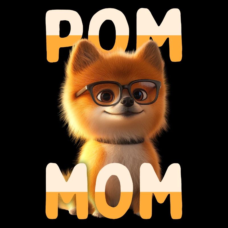 Pom Mom Zwergspitz Mommy Spitz Mama Muttertag Mom