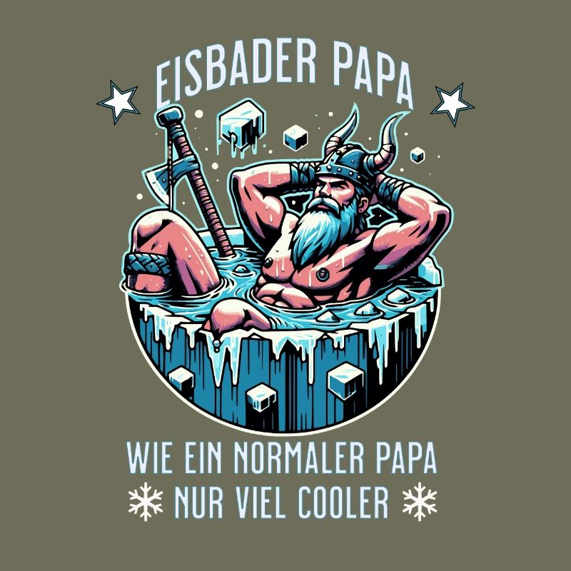 Der Eisbader Papa – Eisbaden im ewigen Eis
